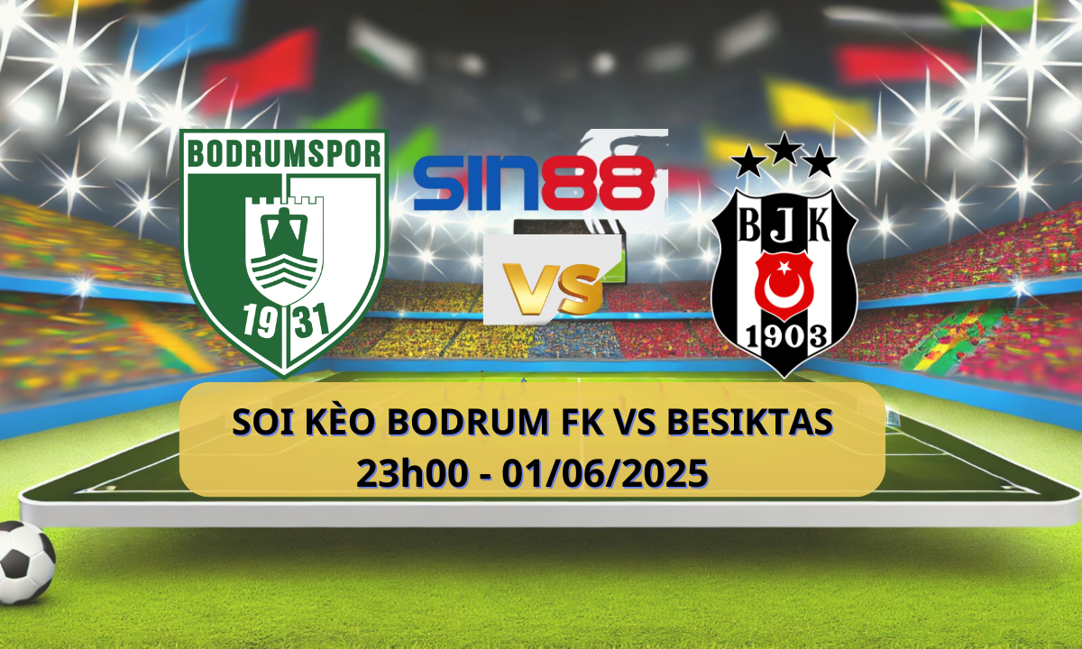 Banner trận đấu Esport giữa Bodrumspor và Besiktas